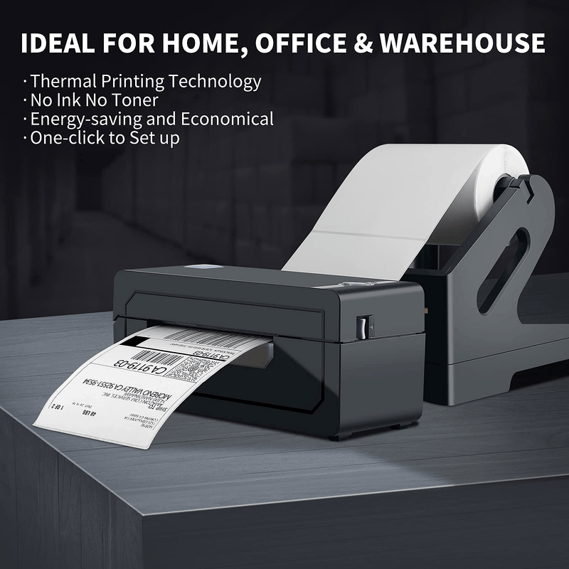 JADENS 268BT Bluetooth Thermal Shipping Label Printer thumbnail Image 3