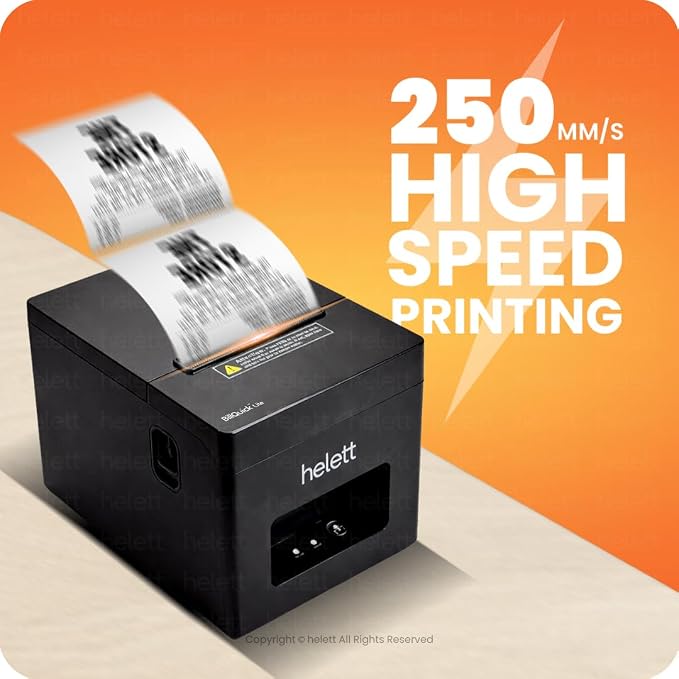 Helett BillQuick Lite USB Direct POS Autocut Thermal Receipt Printer` thumbnail Image 5