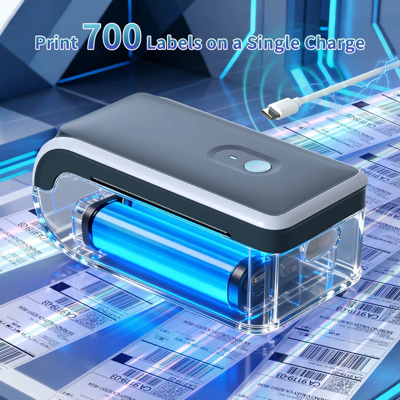 JADENS 568P Battery Powered Thermal Printer thumbnail Image 2