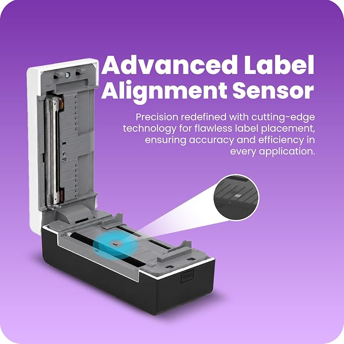 helett® RapidLabel™ Neo Bluetooth + USB 4×6 Thermal Shipping Label Printer thumbnail Image 3