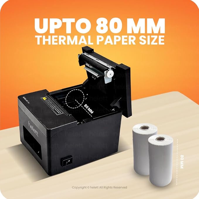 Helett BillQuick Lite USB Direct POS Autocut Thermal Receipt Printer` thumbnail Image 4