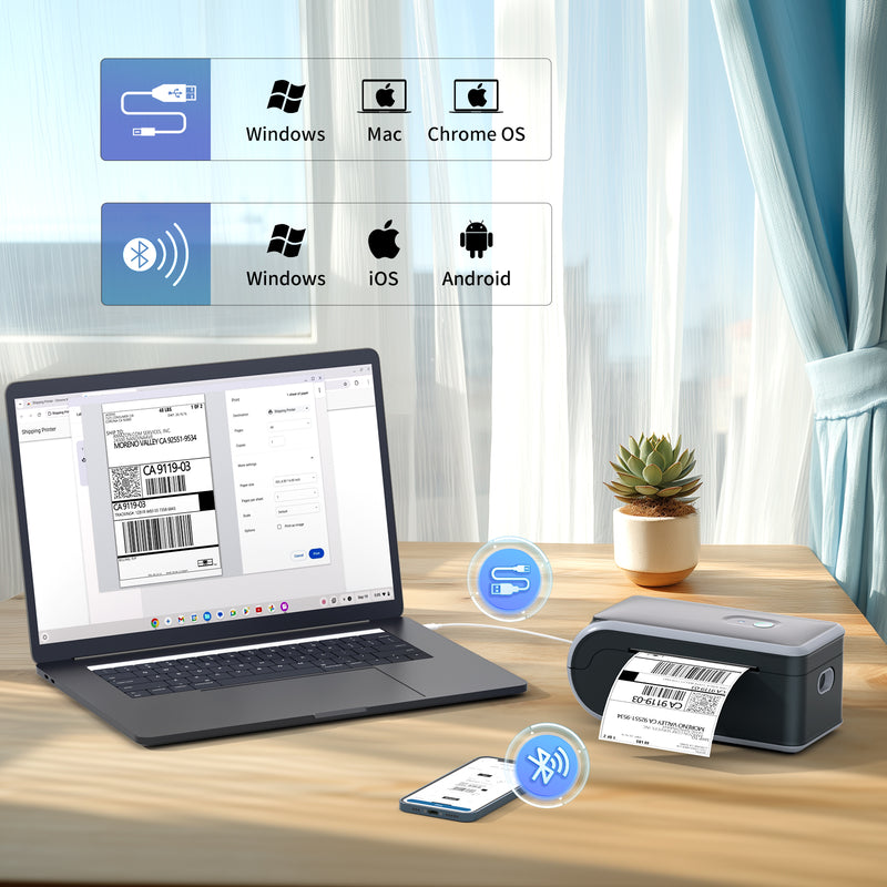 JADENS 568P Battery Powered Thermal Printer thumbnail Image 4