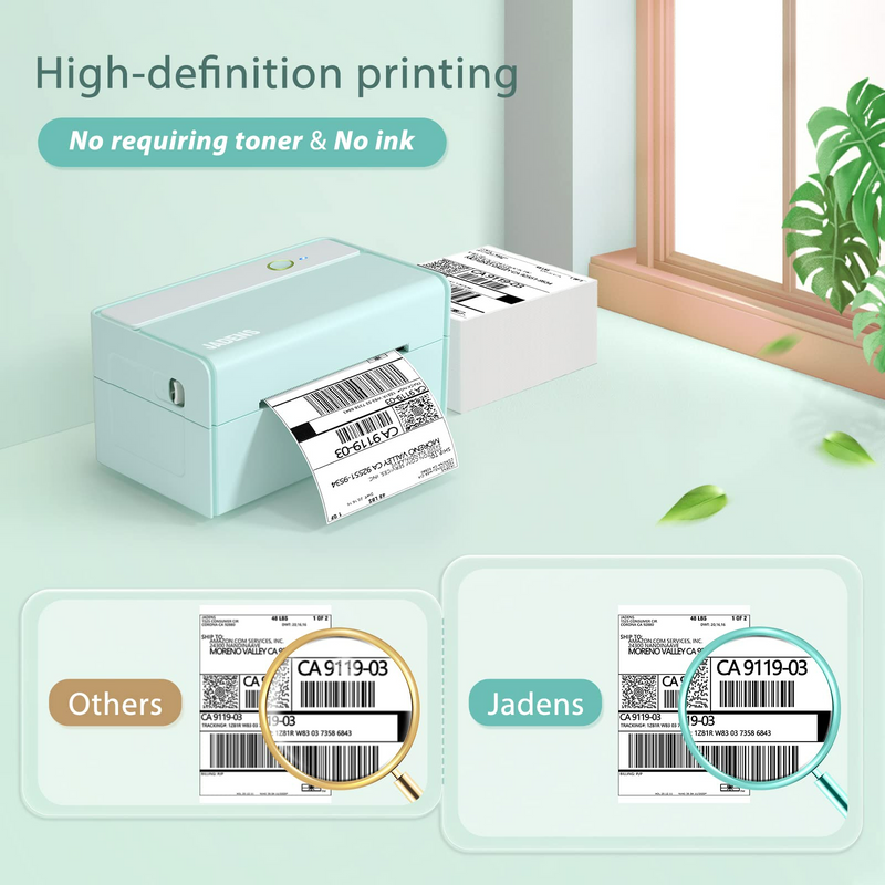 JADENS 468BT Inkless Thermal Shipping Labels Printer thumbnail Image 3