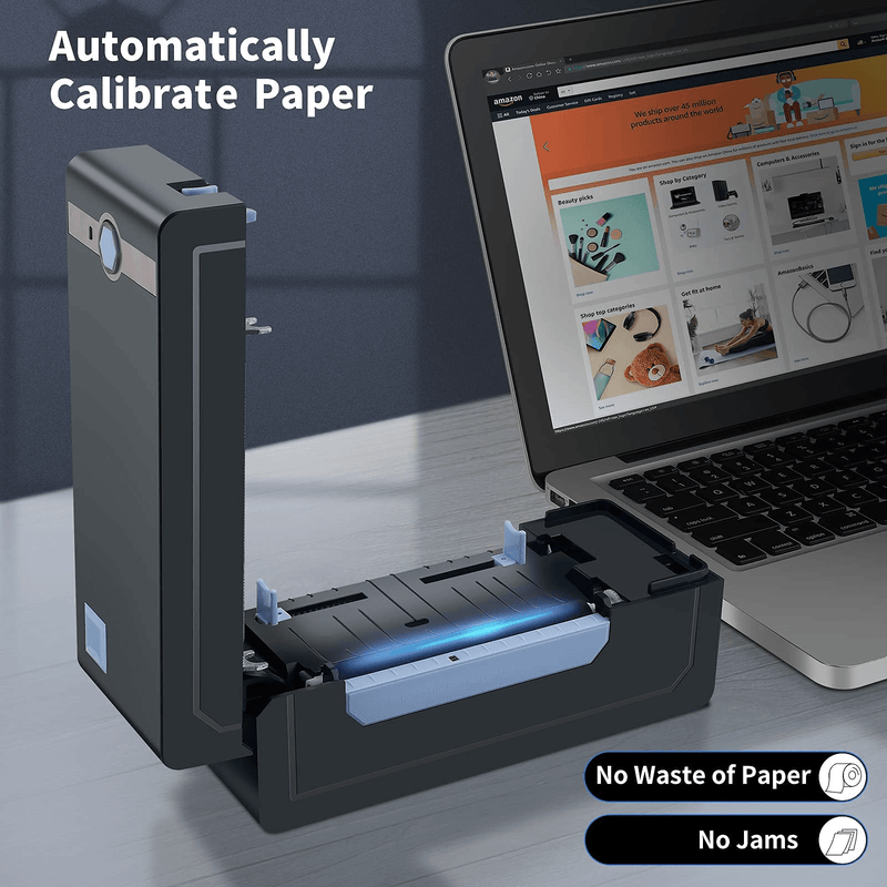JADENS 268BT Bluetooth Thermal Shipping Label Printer thumbnail Image 5