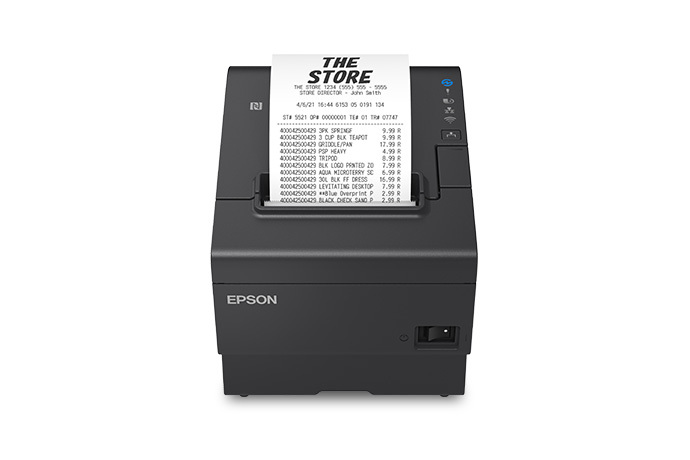 Epson TM-T88VII (712) Thermal POS Receipt Printer Supports USB, Serial, LAN thumbnail Image 2
