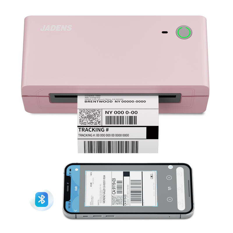 JADENS 668BT Bluetooth Wireless Thermal Shipping Label Printer thumbnail Image 3
