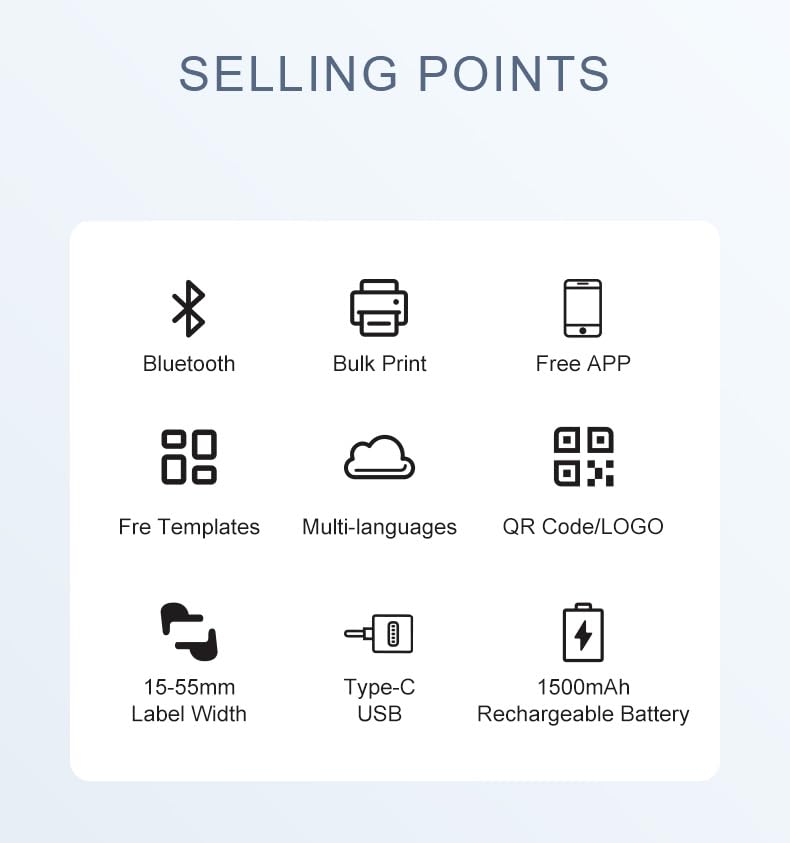 Josh Bluetooth Thermal Label Printer for Business | Inkless Mini | Batch, Cloud Printing | Jewellery, Round, Rectangle Label | Mobile, Desktop Compatible | Upto 2 inch Print | 1 Year Warranty Visit the SEZNIK Store thumbnail Image 4